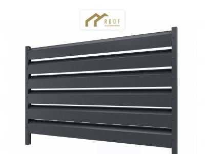 Ламели для забора RAL 7024 (Графит)